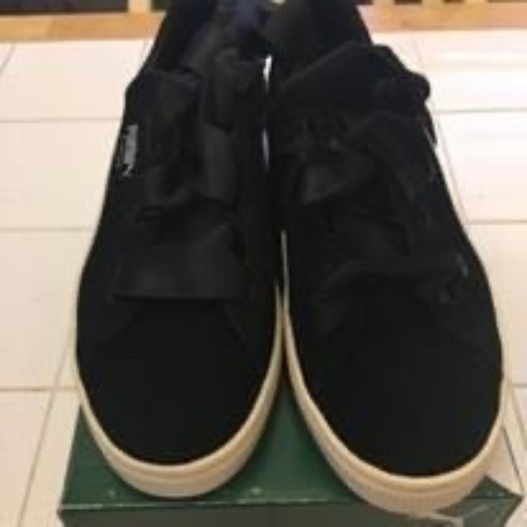 BRAND NEW girl youth puma suede heart jewel shoes size 7Y - Picture 6 of 6